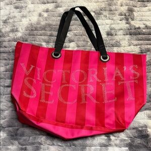 NWOT Victoria's Secret Red and Pink Tote Bag